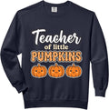 Teacher of Little Pumpkins Fall Back to School Comfort Colors Adult Sweatshirt