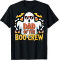 Dad of The Boo Crew Halloween Dad Spooky Family Costume T-Shirt