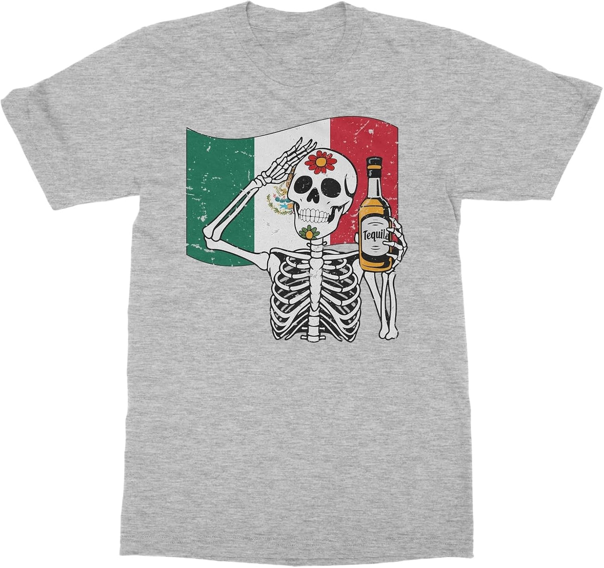 Mexican Tequila - Dia De Los Muertos Day of The Dead Unisex T-Shirt