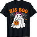 I'm Her Boo Matching Couples I'm His Boo Halloween Couple T-Shirt
