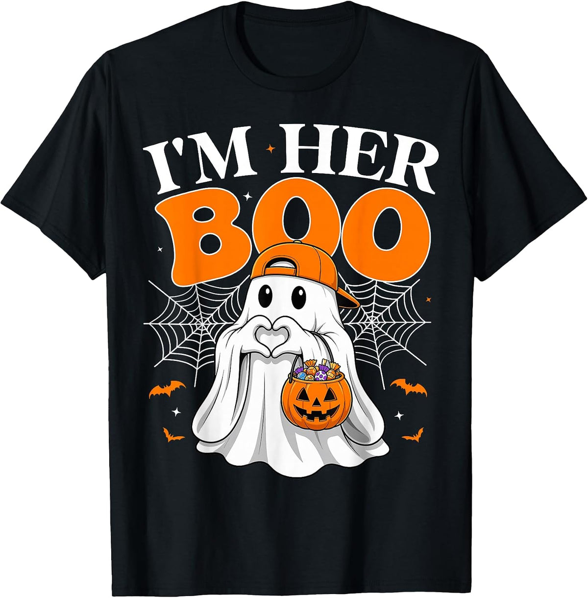 I'm Her Boo Matching Couples I'm His Ghoul Halloween Couple T-Shirt