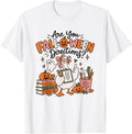 are You Fall O Ween Directions Halloween Goose Teacher T-Shirt