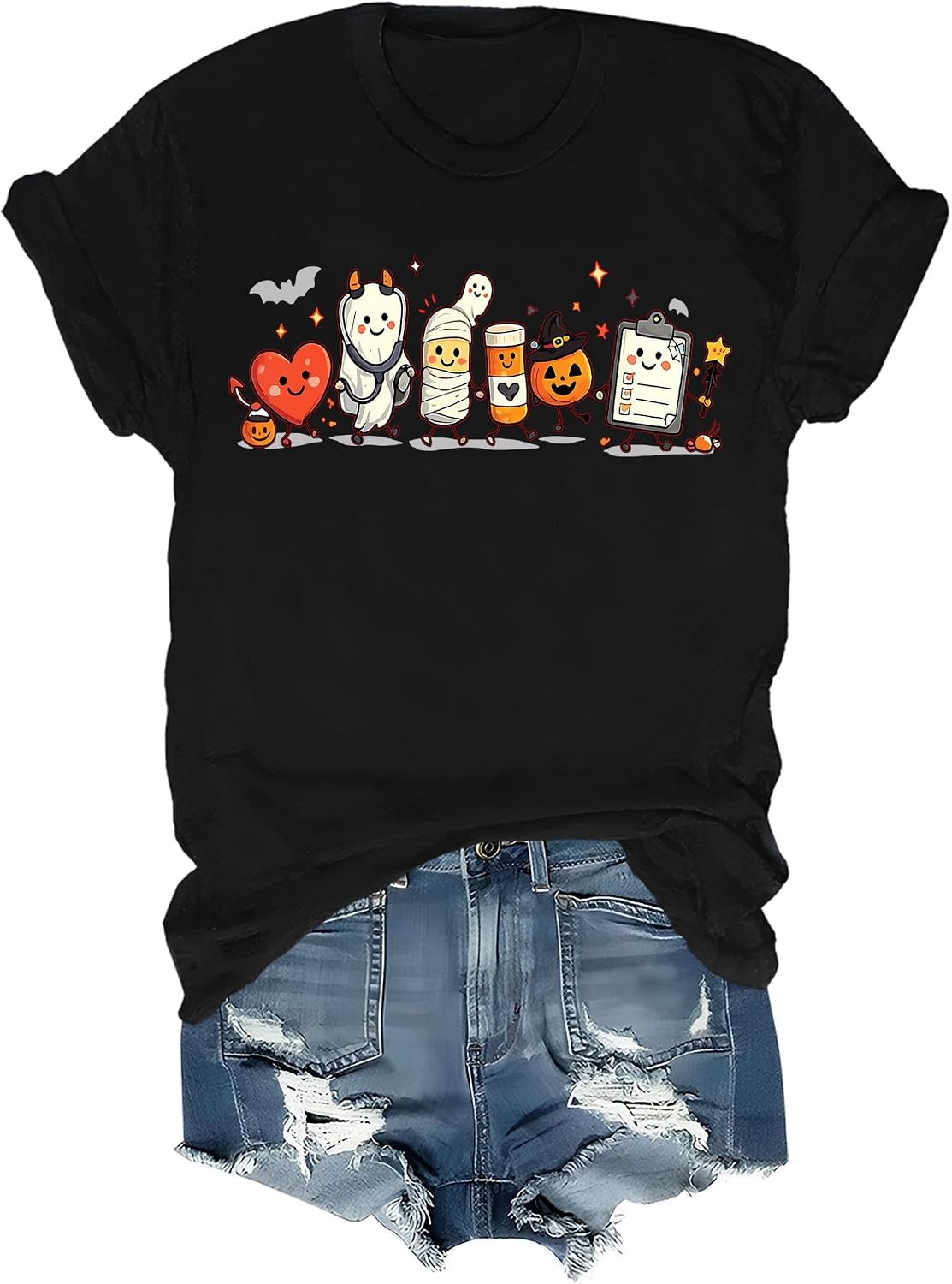 Halloween Nursing Shirt Spooky Ghost Nurse Life Healthcare T-Shirt