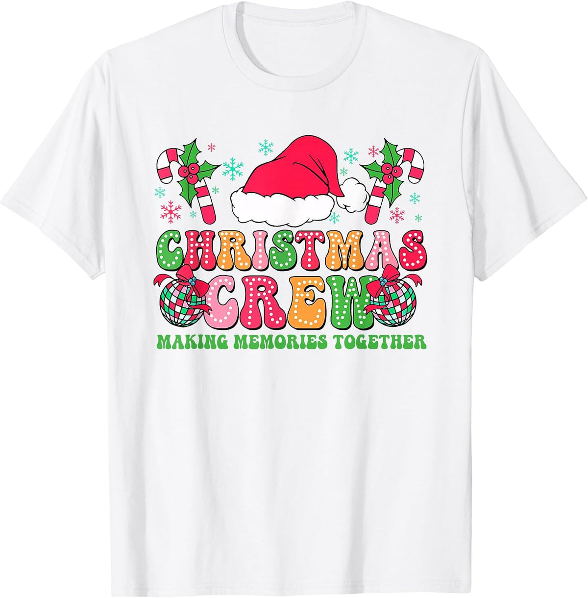Christmas Crew Matching Family Holiday T-Shirt