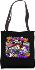 Pharmacy Tech Boo Crew Matching Halloween Tote Bag