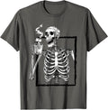 Funny Spooky Skeleton Halloween Gift Coffee Lovers