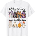 This Mama Loves Her Boos Cute Mom Spooky Halloween Mama T-Shirt