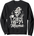 Mama Halloween Shirts Skeleton Coffee 6 7 Mama Sweatshirt