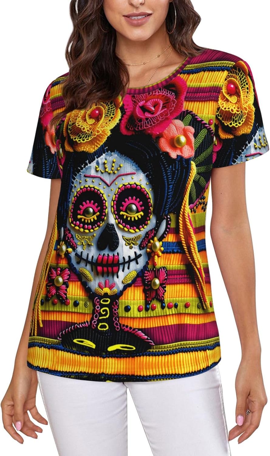 T Shirts for Women Casual Short Sleeve Summer Tops Soft Basic Tees