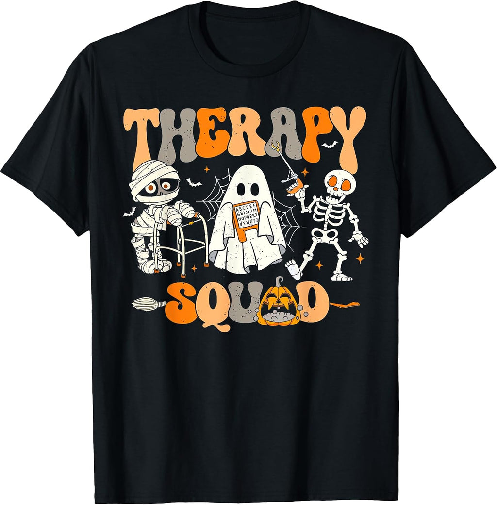 Therapy Squad Skeleton Ghost Mummy Halloween