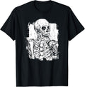 Skeleton Drink Coffee Halloween Men Women Clothing