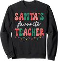 Groovy Christmas Santas Favorite Teacher