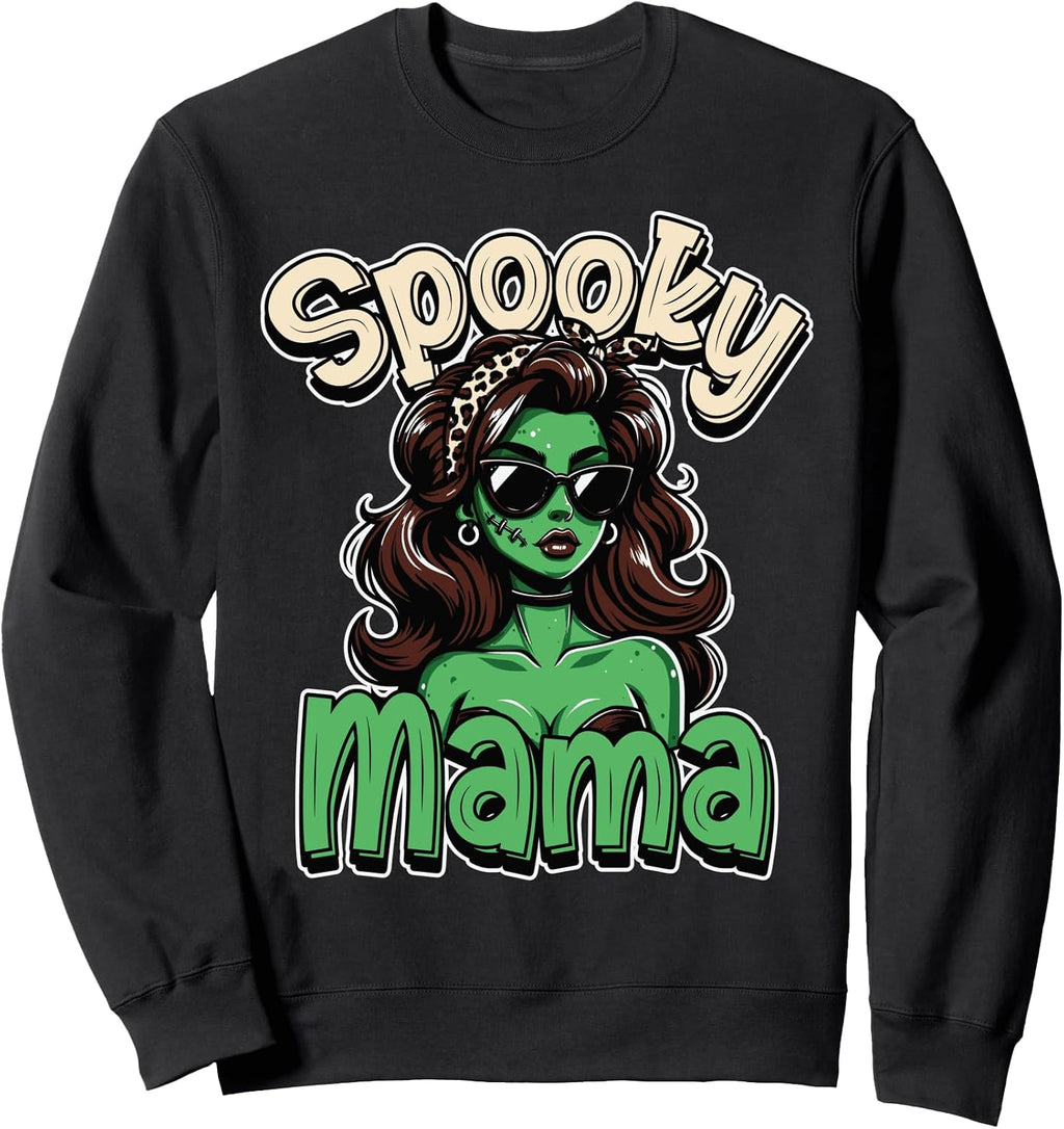 Funny Spooky Mama Halloween Sweatshirt