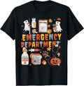Funny ER Nurse Halloween Spooky Season Lat