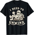 I Need to Unwind Funny Stressed Out Halloween Mummy Meme T-Shirt
