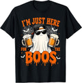 I'm Just Here for The Boos Funny Halloween Men Women T-Shirt