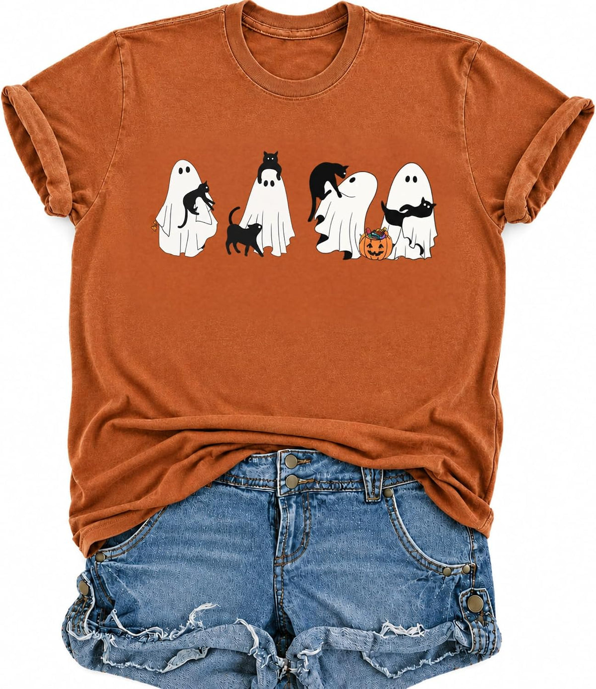 Women’s Halloween Nurse Shirt Cute Spooky Graphic Nurse Tee