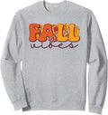 Fall Vibes - Autumn Leaves Cozy Pumpkin Season Sweatshirt