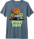 Spooky Squad Cute Animal Halloween Costume Trick or Treat Premium Tri-Blend T-Shirt