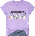 Halloween Nurse Shirt Boo Boo Crew Nurse Ghost Funny Graphic T-Shirts
