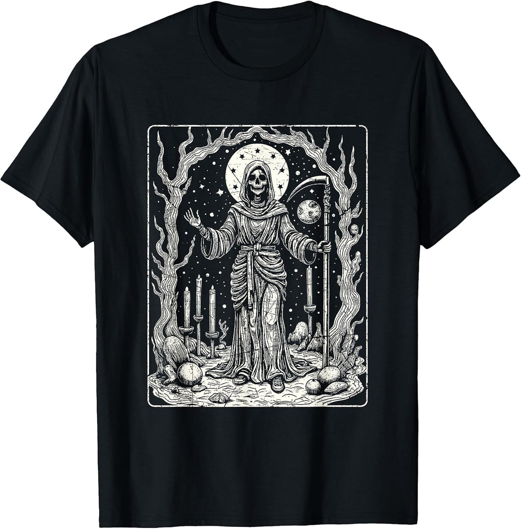 Dia De Los Muertos La Santa Muerte La Catrina Sugar Skull T-Shirt
