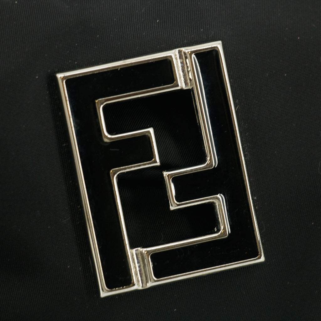 Fendi Black Nylon Vanity Pouch #8500