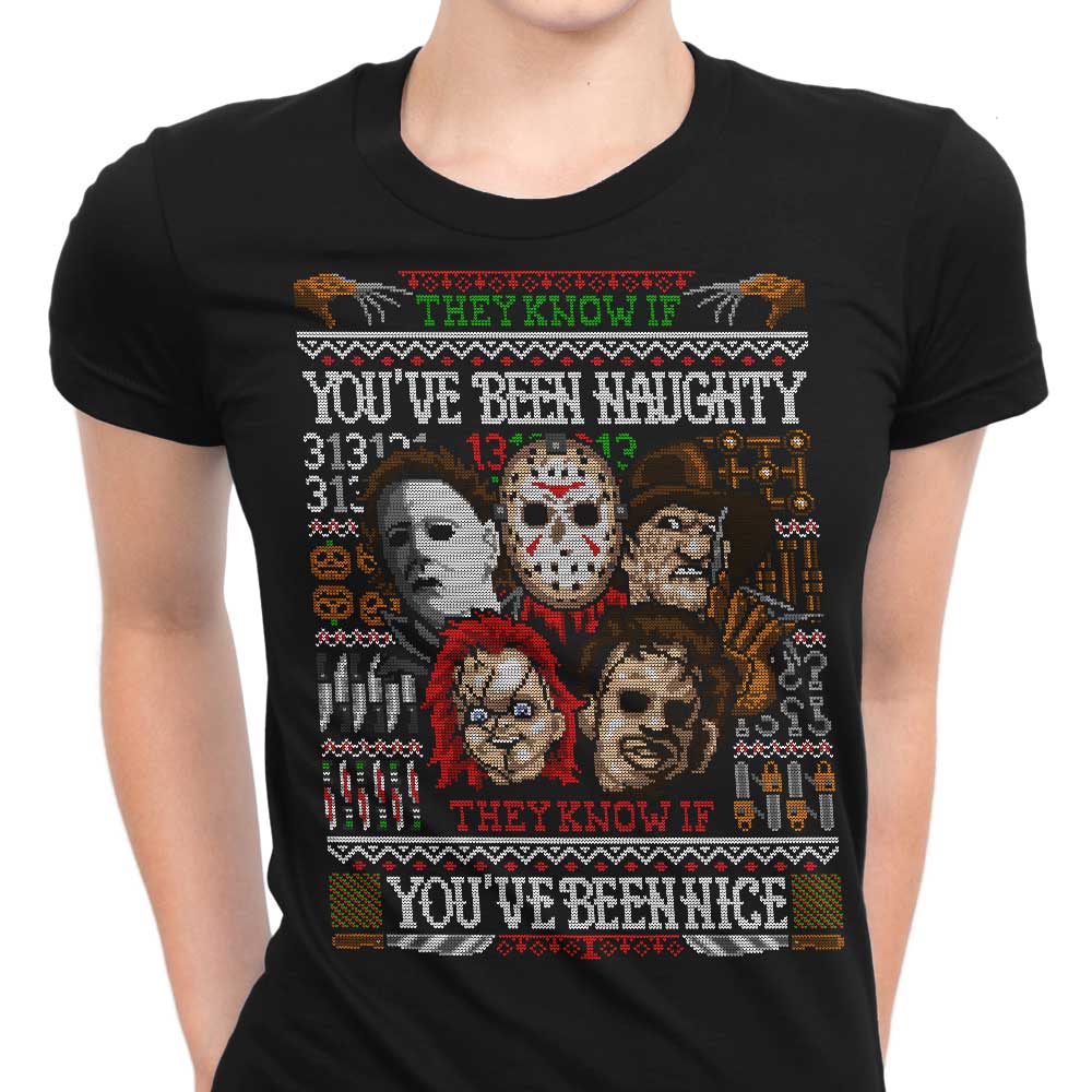An Ugly Slasher Sweater - Women's Apparel