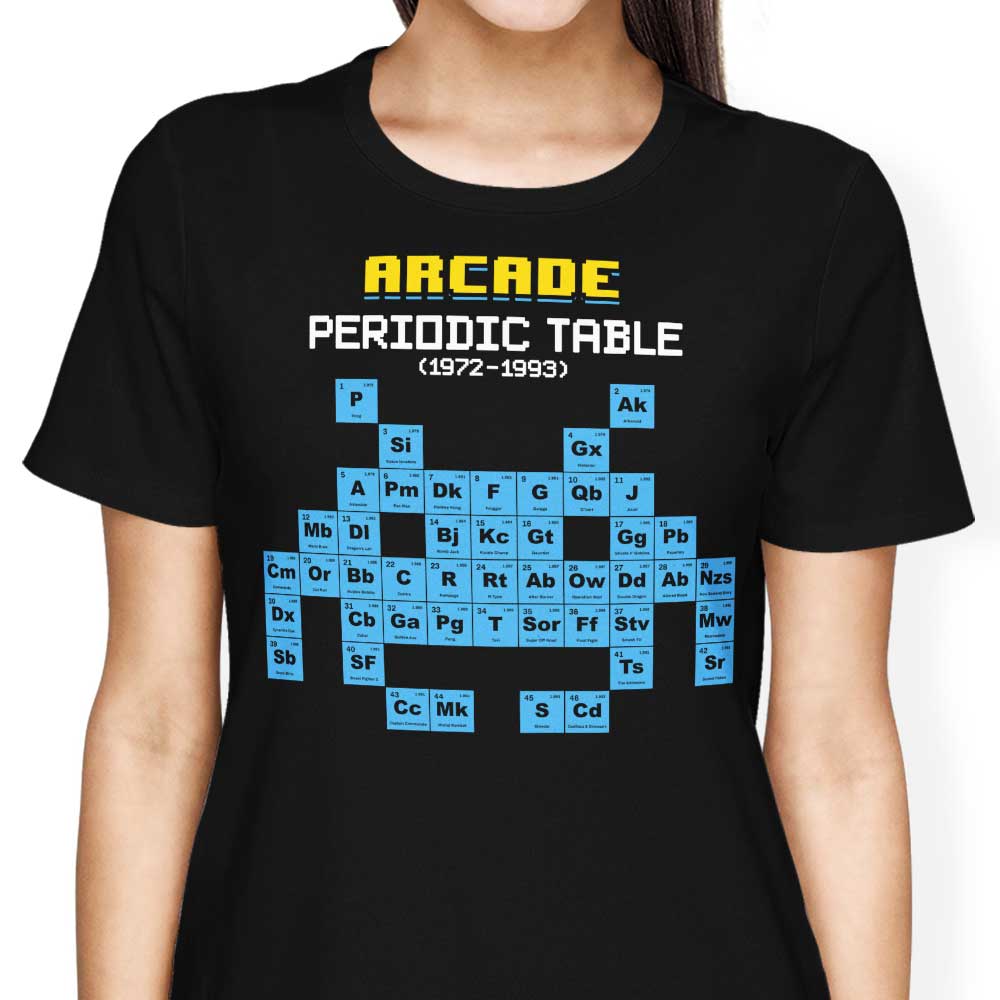 Arcade Periodic Table - Women's Apparel