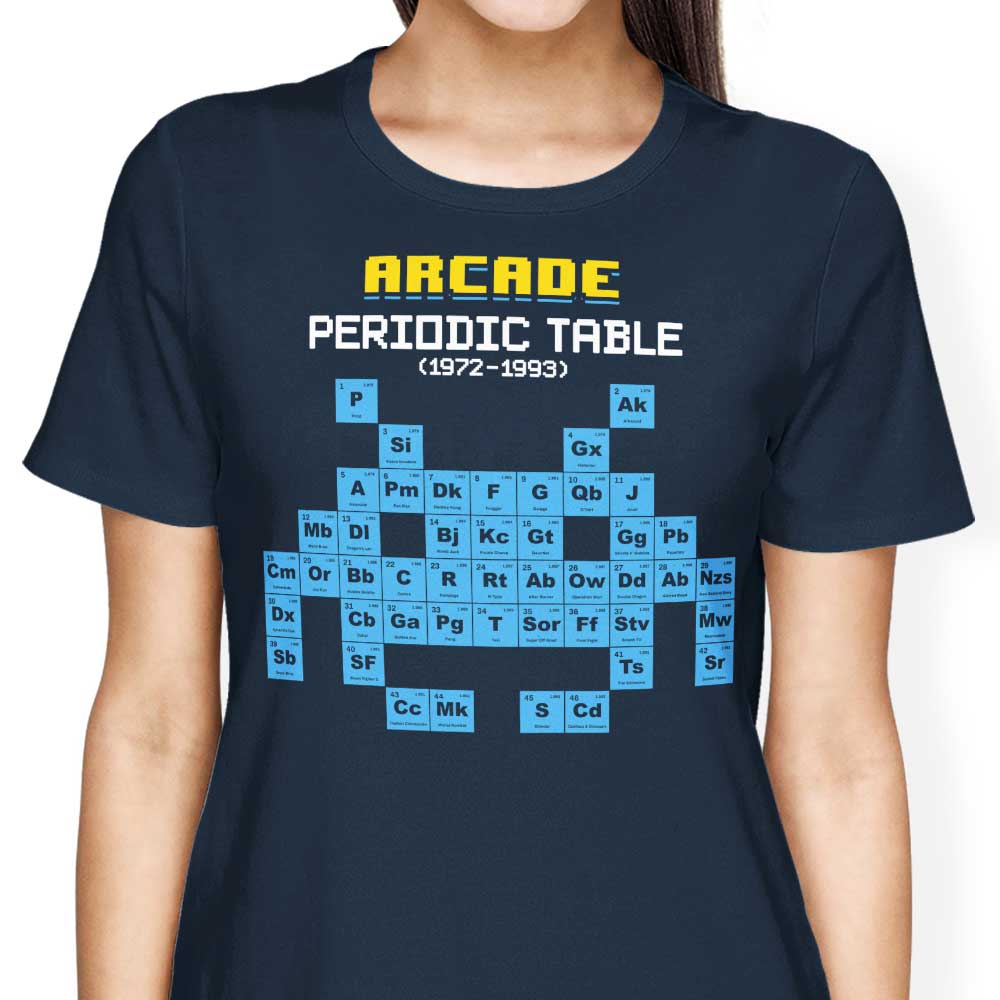 Arcade Periodic Table - Women's Apparel