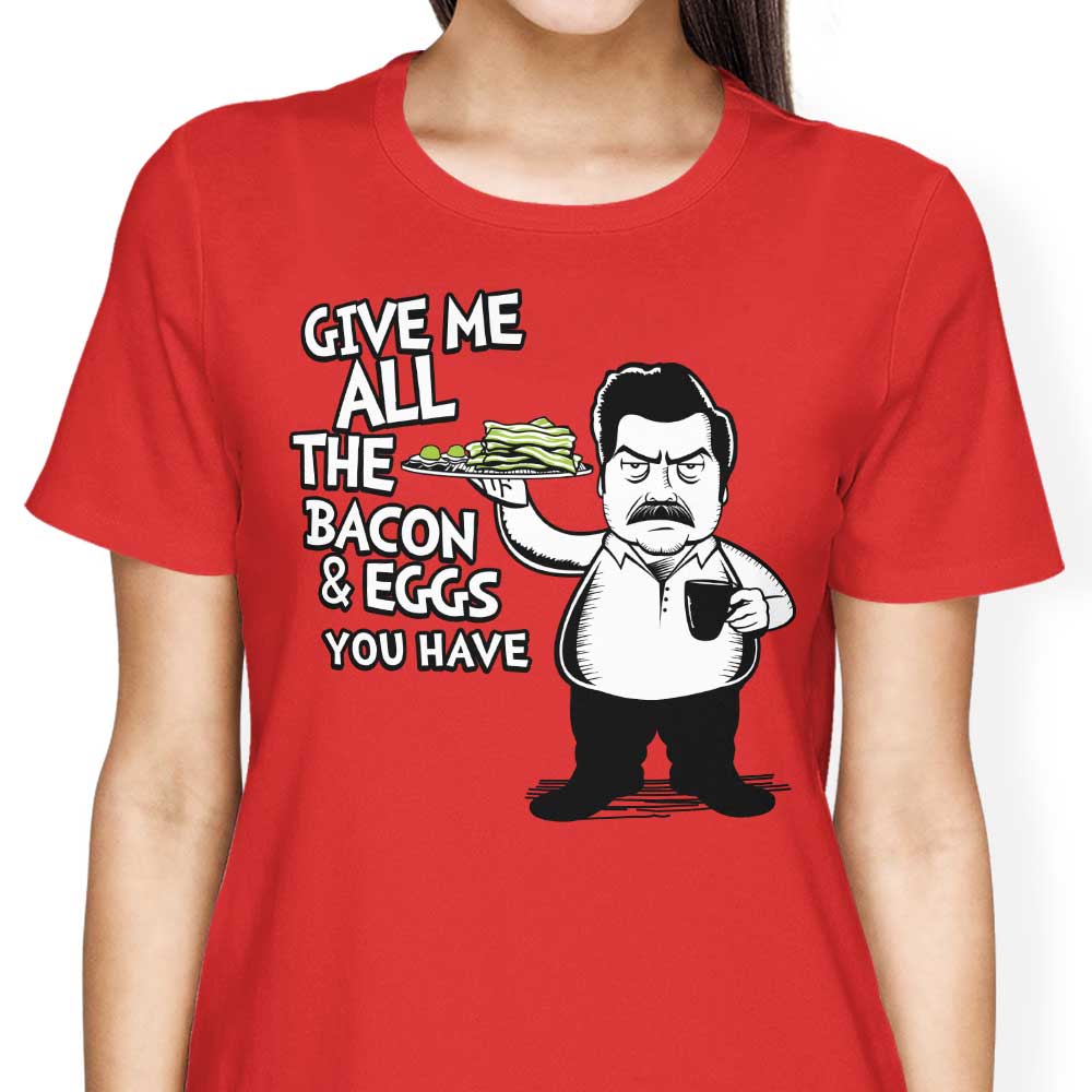 Bacon and Eggs - Women's Apparel