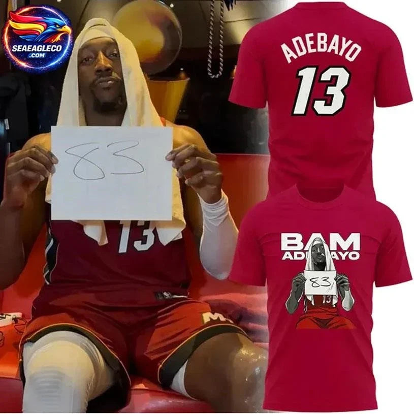 Bam Adebayo Miami Heat The Bam Game 83 Point History Two Sided Shirt Unisex