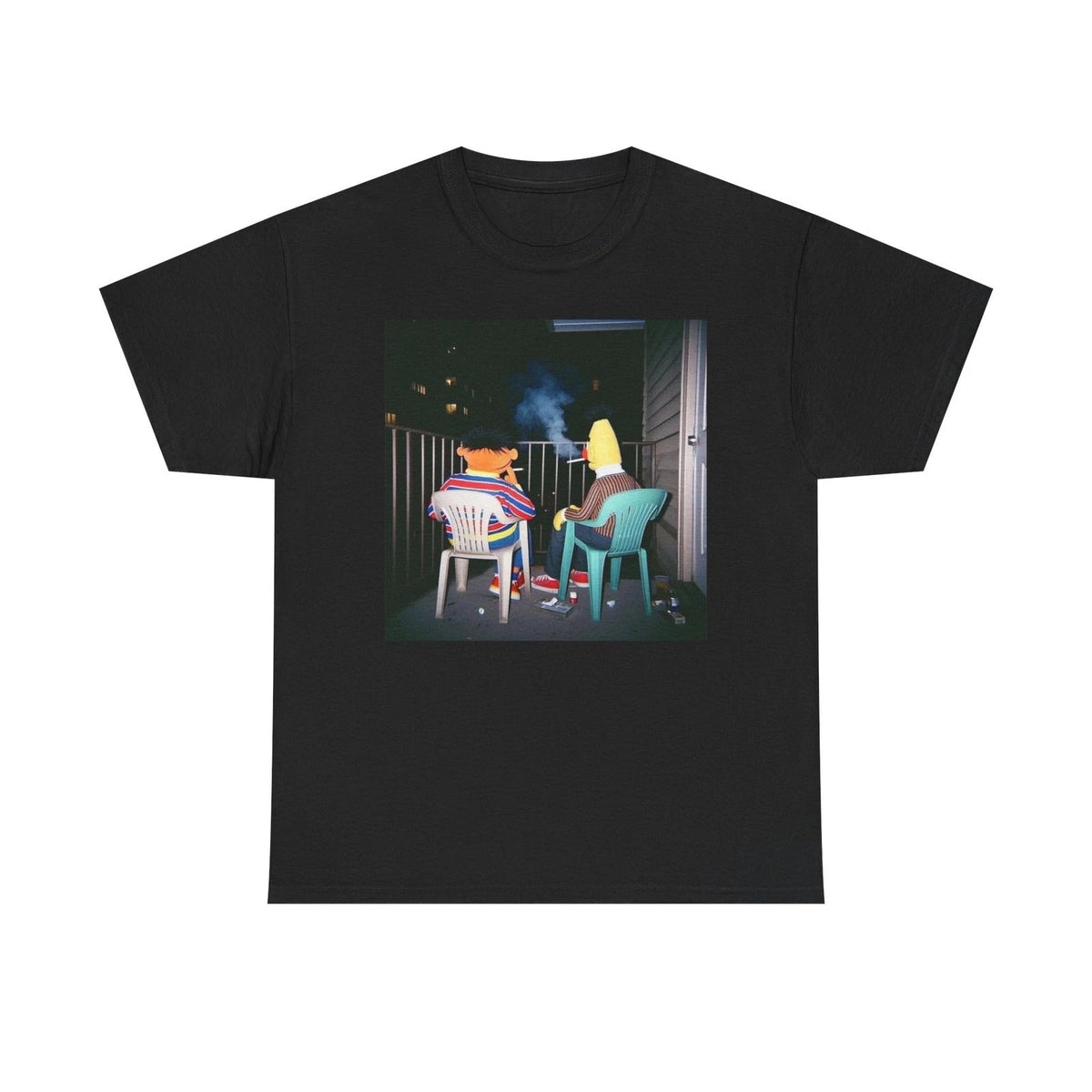 Bert And Ernie Funny Graphic T Shirt S-5XL Unisex Heavy Cotton Tee Unisex