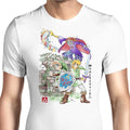 Between World's Watercolor - Men's Apparel