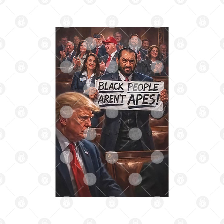 Black People Aren’t Apes Anti Trump T Shirt Unisex