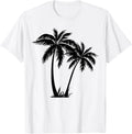 Black White Palm Trees Summer Sun Beach Women Men Gift Unisex Unisex