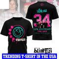 Blink 182 34Th Anniversary 1992 2026 Shirt Unisex