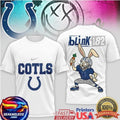 Blink 182 x Indianapolis Colts Punk Rock Football Two Sided Shirt Unisex