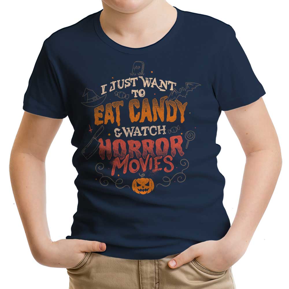 Candy and Horror Movies - Youth Apparel