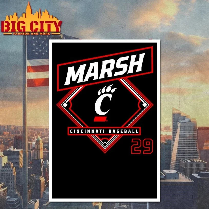 Carson Marsh Cincinnati Bearcats Baseball Unisex