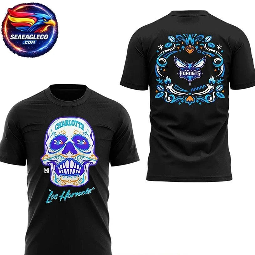 Charlotte Hornets Somos Los Hornets 2026 Hispanic Night Two Sided Shirt Unisex