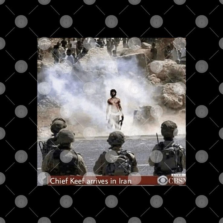 Chief Keef Arrives In Iran War Is Over T Shirt Unisex