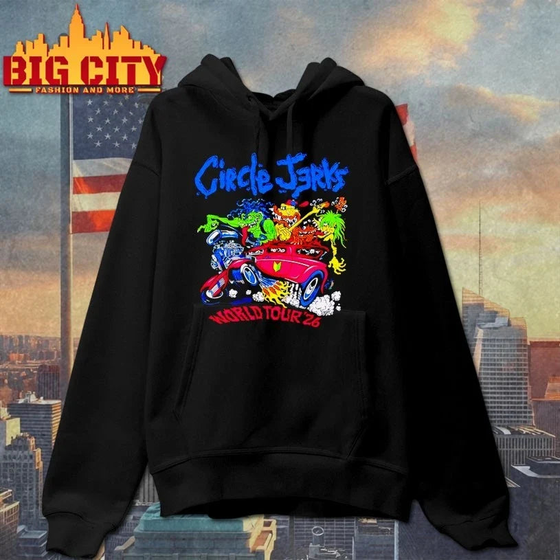 Circle Jerks Pizz Hot Rod 2026 World Tour Unisex