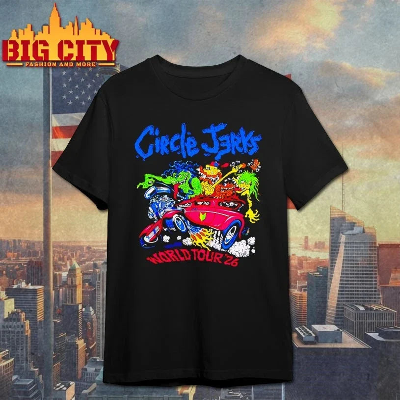 Circle Jerks Pizz Hot Rod 2026 World Tour Unisex
