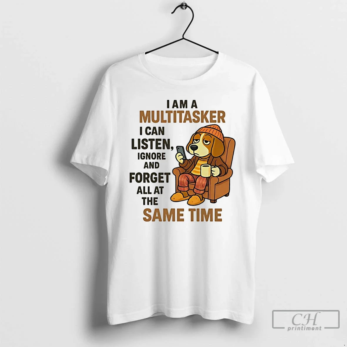 Classic Beagle I Am A Multitasker I Can Listen T Shirts
