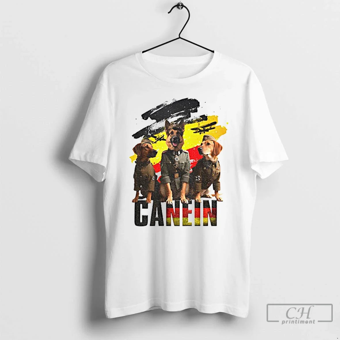 Classic Canine Canein German Shepherd Dog T Shirts