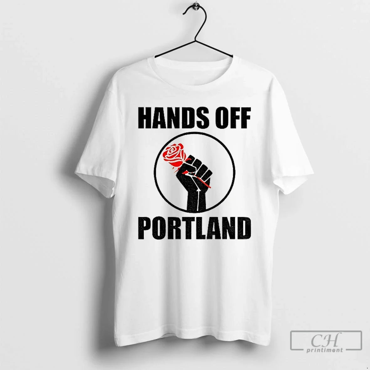 Classic Hands Off Portland Rose T Shirts