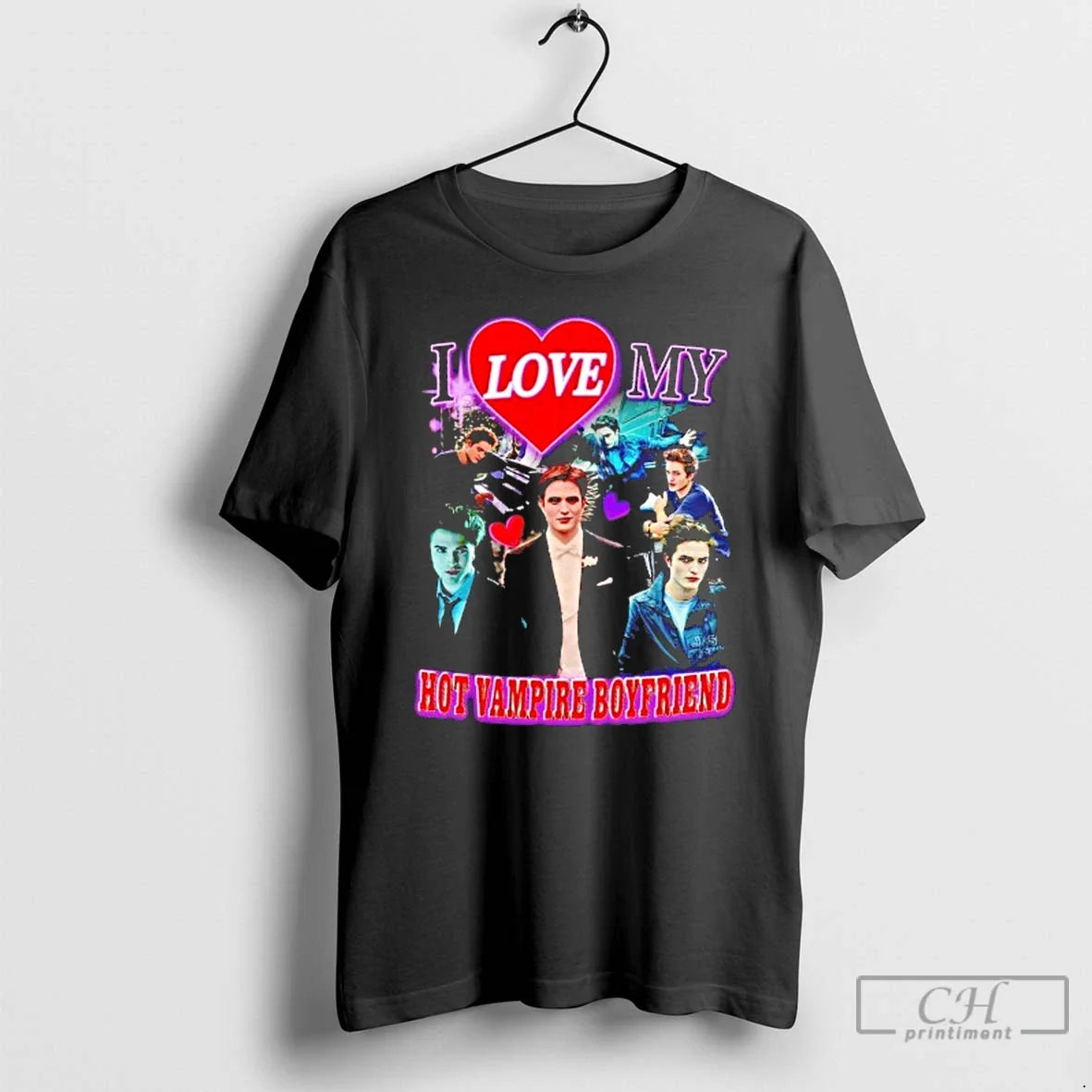 Classic I Love My Hot Vampire Boyfriend T Shirts