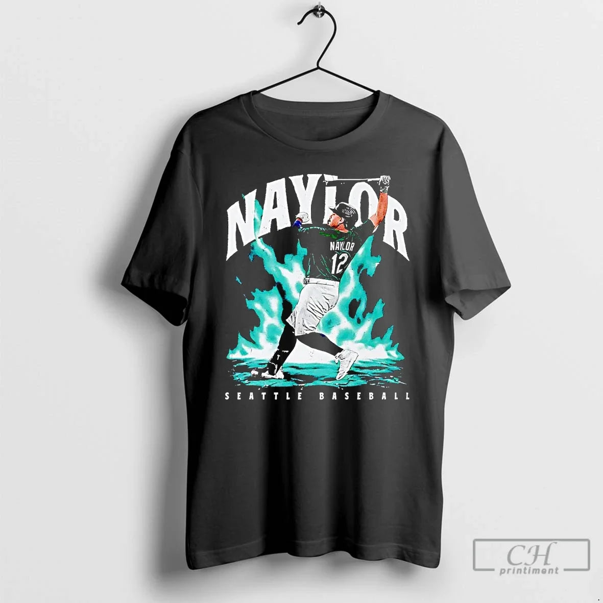 Classic Josh Naylor Batting Aura Seattle Mariners T Shirts