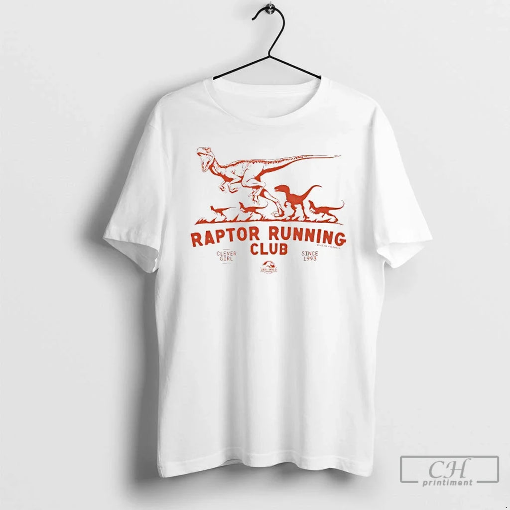 Classic Jurassic World Raptor Running Club Since 1993 T Shirts