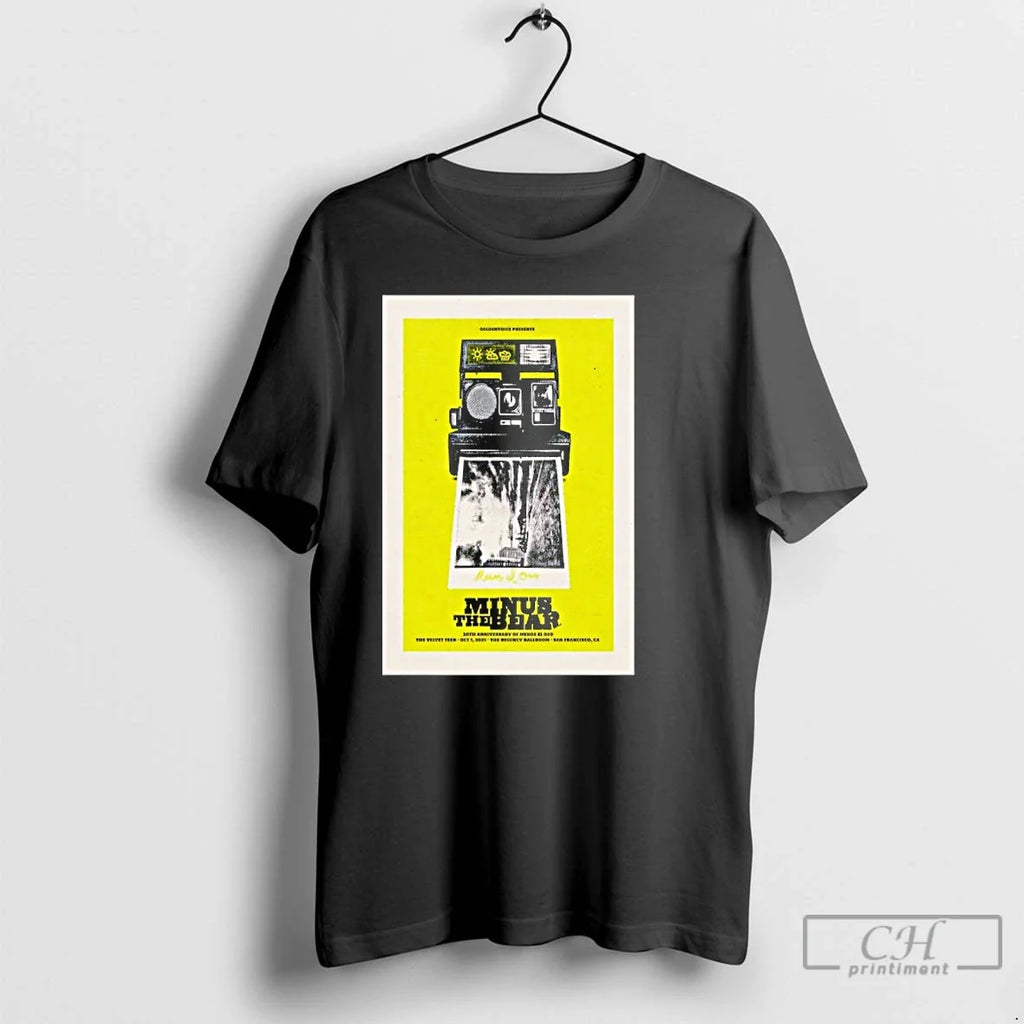 Classic Minus The Bear October 7 2025 San Francisco T Shirts